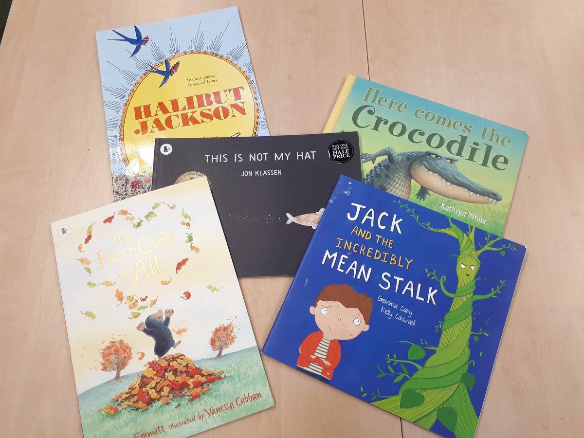 New picture books donated to the library. Call in to borrow them.