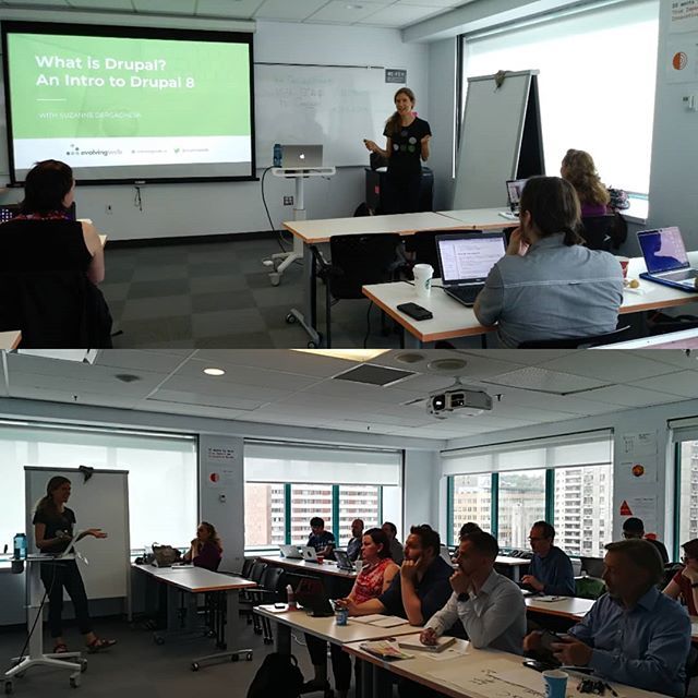 drupalmontreal's tweet photo. La formation a commencé !
The training has begin !
#drupal #drupalCamp #montreal #mtl #d3center #evolvingweb #training #drupalCampMtl #formation #tech #technologie #web https://t.co/lXmLt3WnZe