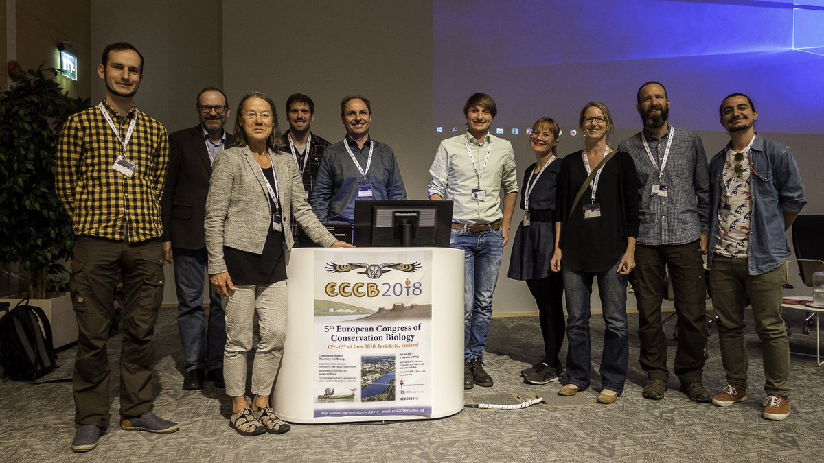 gsegelbacher's tweet photo. well attended #ConFoBi symposium at #ECCB2018 - thanks to all speakers - hopefully we can increase biodiversity in our forests @EevaPrimmer https://t.co/s2XmUwscxw