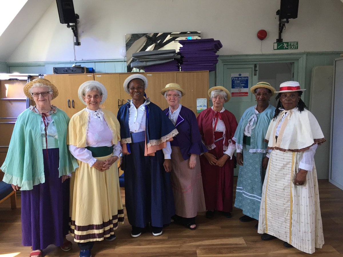 Our fabulous elders in dress rehearsal for the #EqualiTeas event this Saturday 23rd June 3-5pm <a href="/The_Venue_SW_11/">THE VENUE SW11</a> Battersea Park Road #suffragettes #charlottedespard