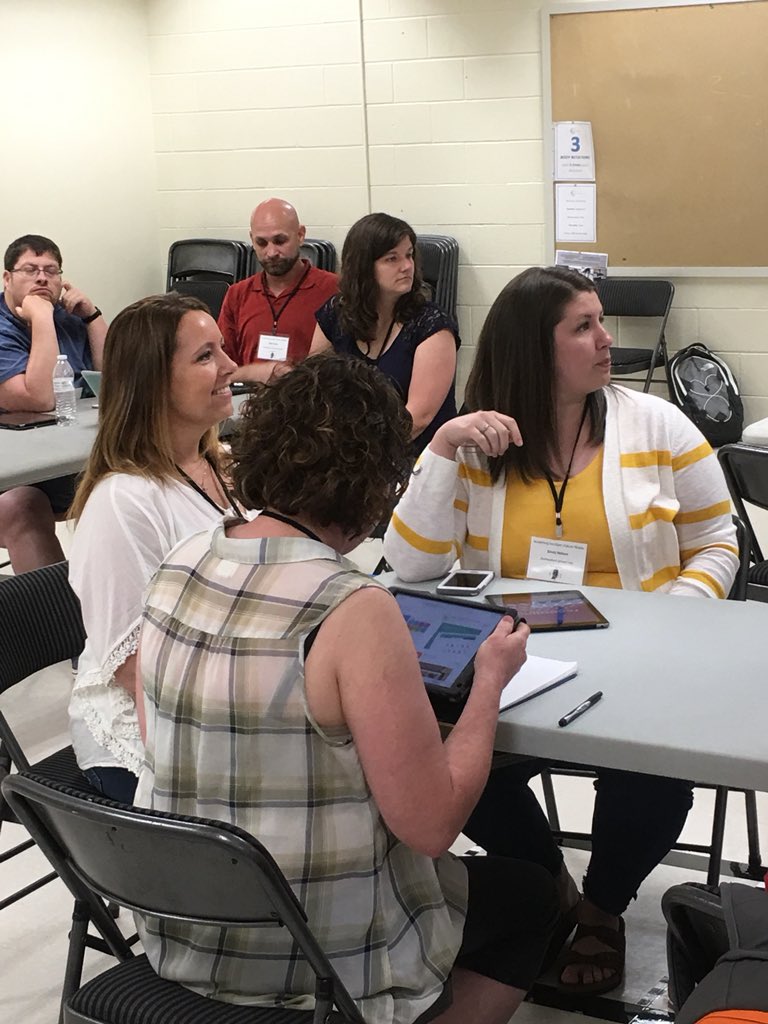nwsuperemeritus's tweet photo. Purple Pride Salute to our teachers learning from @meyersgc our favorite Apple Distinquished Edcator. #NWSCTigers https://t.co/ks3pFI6oGD