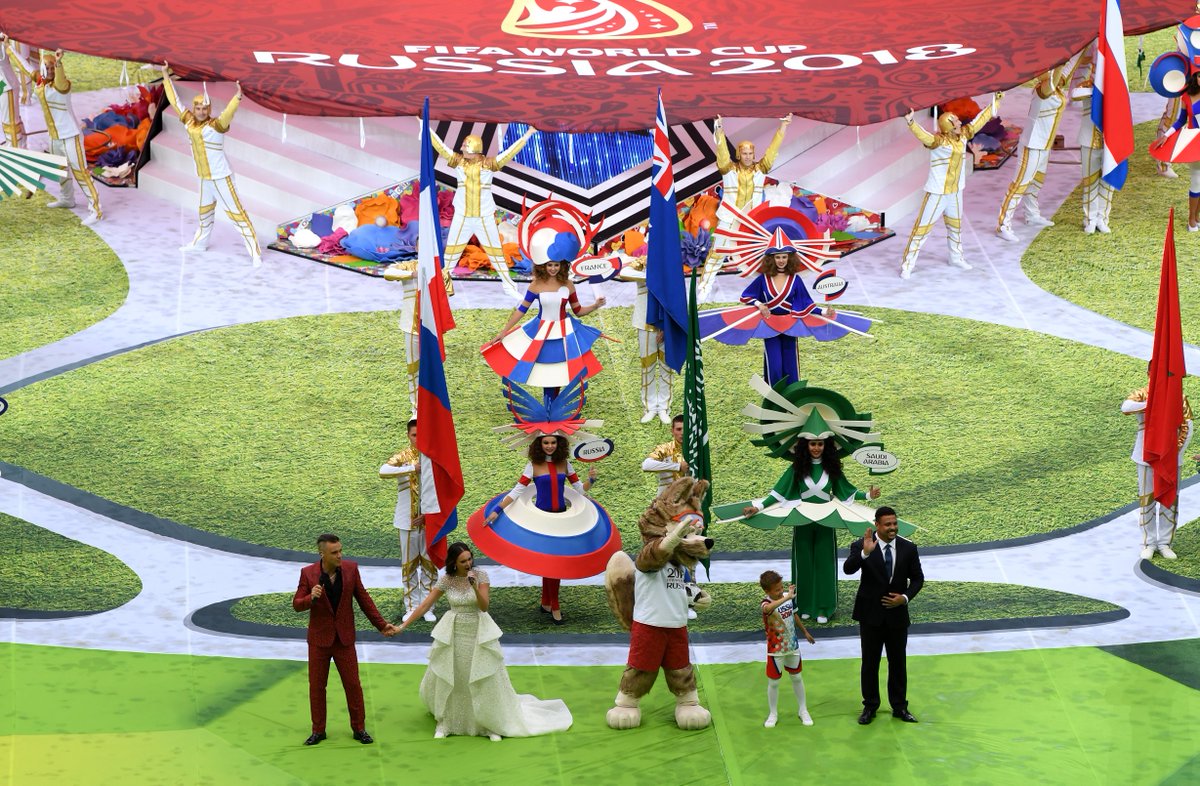 ¿Qué te pareció la ceremonia que le dio inicio a #RUSIAxESPN? ¡Ponele un puntaje!