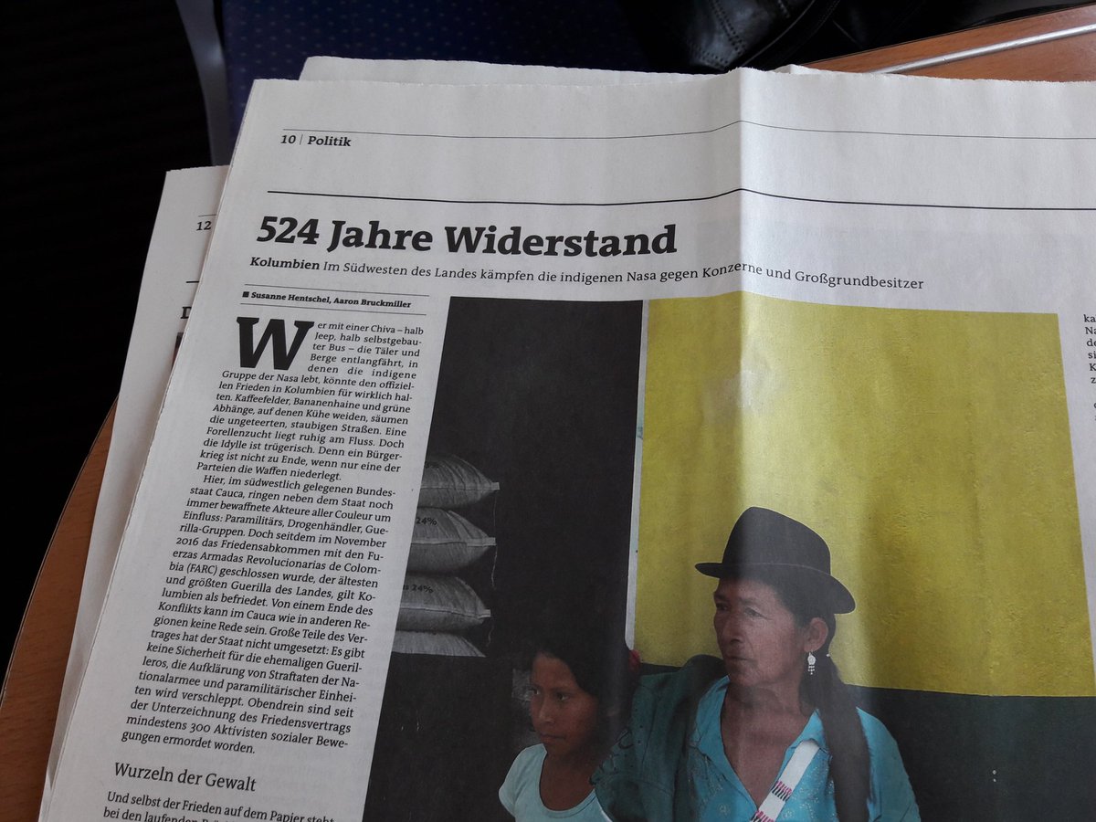 bruckmiller's tweet image. Über den Aufbau einer konkreten #Utopie in #Kolumbien schreibe ich im heute erschienenen @derFreitag! Die Reportage hat uns wortwörtlich Mühsal, Tränen und Schweiß gekostet. Also gebt euch einen Ruck und kauft mal wieder eine Zeitung!