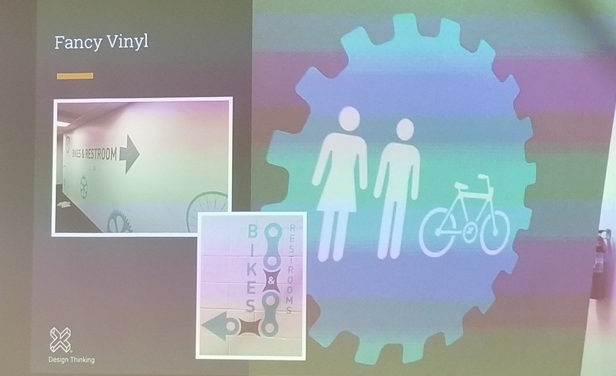 MamboMedia's tweet photo. 🤩Love that @freshbeast has built his #pdxdms presentation around the #ux of bike commuters.
#designthinking + bikes+ UX, that's peak Portland! https://t.co/F39X9V4tEW
