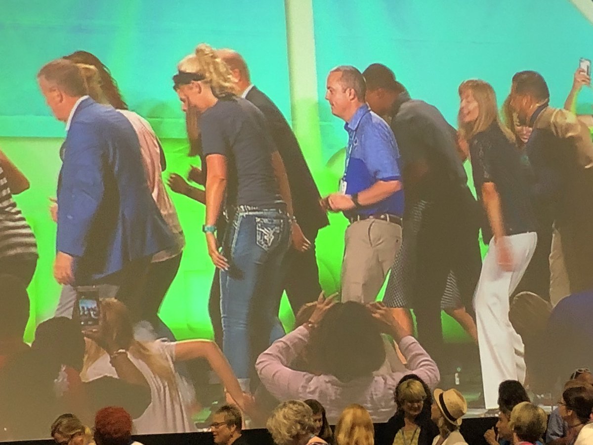 KaseyWeishaar's tweet photo. @Bulldogs512 doing the electric slide with the wonderful speakers @SolutionTree .  His energy and positivity always amazes!  @theSMSD #CultureFirst #thePLC https://t.co/nRw7aSVHN4