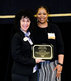 oaklandu's tweet image. Irene Cobb has been an employee of Oakland University for 19 years and is often the first person students meet at OU. She’s known for making them feel welcome, providing a listening ear and being a source of information about campus services. bit.ly/2HLMWbu #ThisIsOU