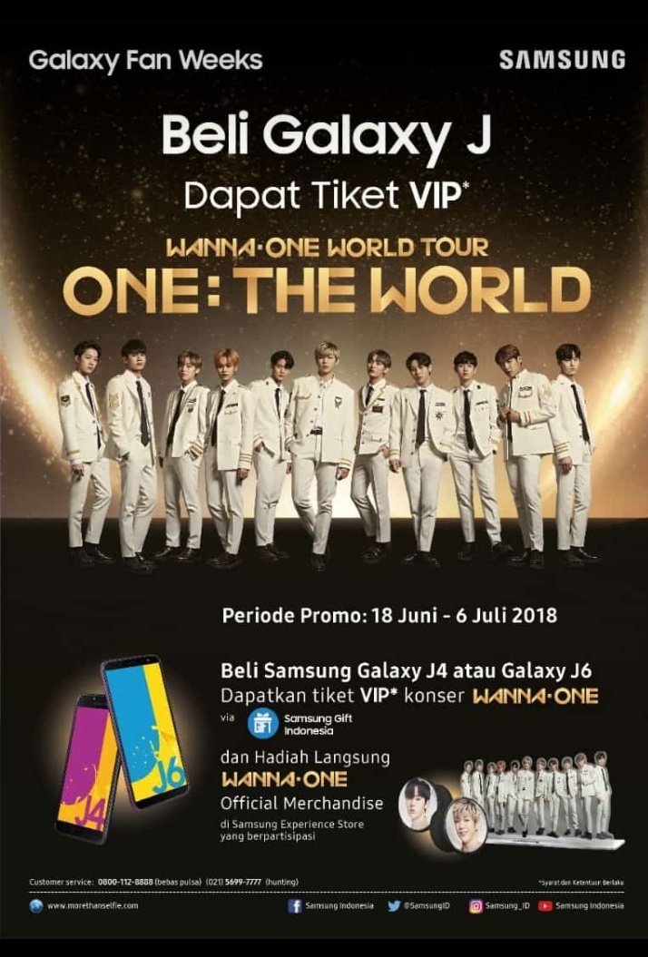 แคมเปญเหมือนที่อิโดใช่ม้ายย ซื้อมือถือแล้วแลกซื้อบัตรvip ได้เหรอหรอไงง่ะโอ่ย ลุ้นอ่ะซัมซุงงง #WannaOne1stTheWorldinBKK