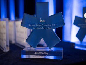 A special thank you again to <a href="/ISG_News/">ISG</a> for having me represent such a vital industry! Congrats to all the nominees for their contributions made by #women in #technology! #ISGParagonAwards isg-one.com/events-landing…