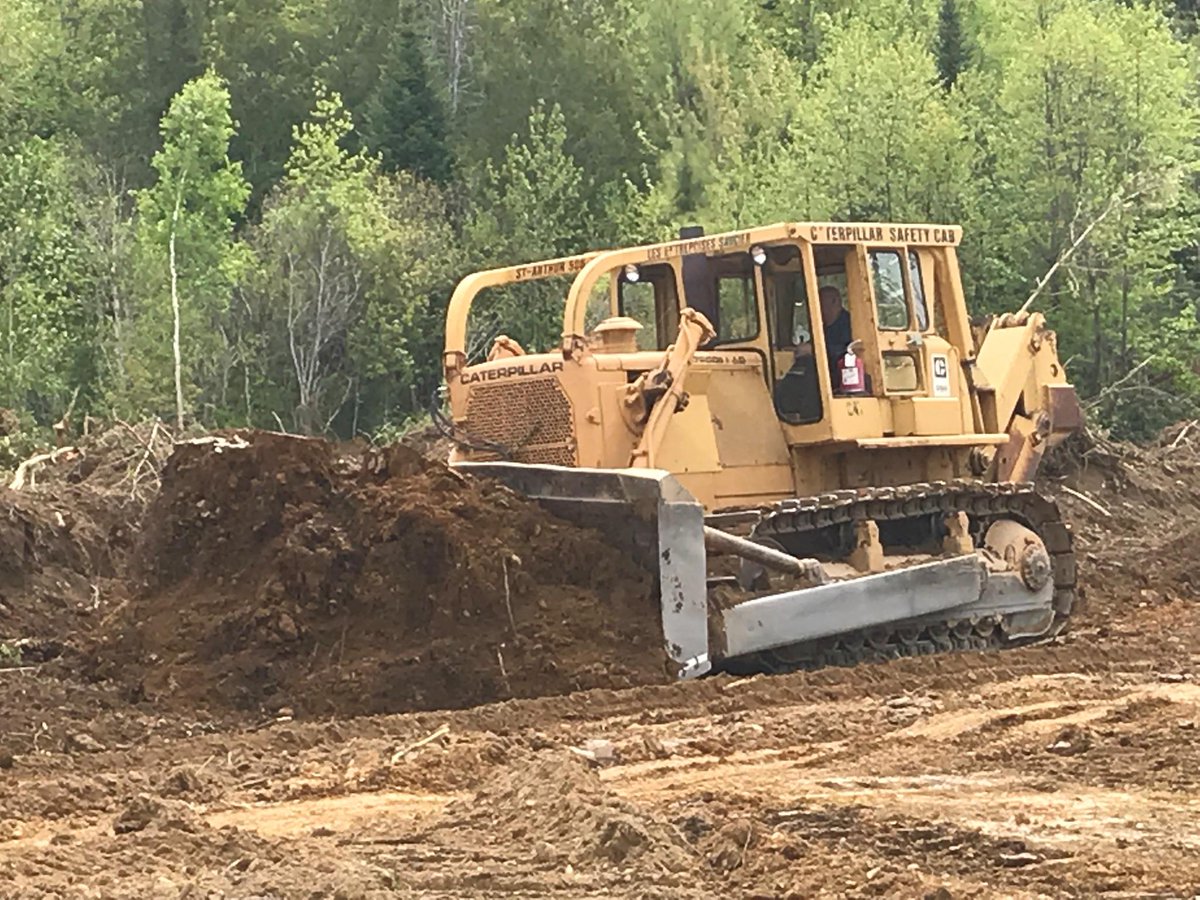 A customer out of New Brunswick with his D8H still hard at work.    #toromontcat; #ttt; #tbt