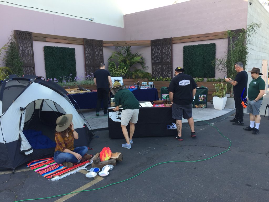 SDNHM's tweet photo. Getting prepped for our @thecwsandiego segment hyping this Saturday’s #SecretSociety of #Adultologists event! Tune in. We go live in 10. https://t.co/MH5QMcwYVc