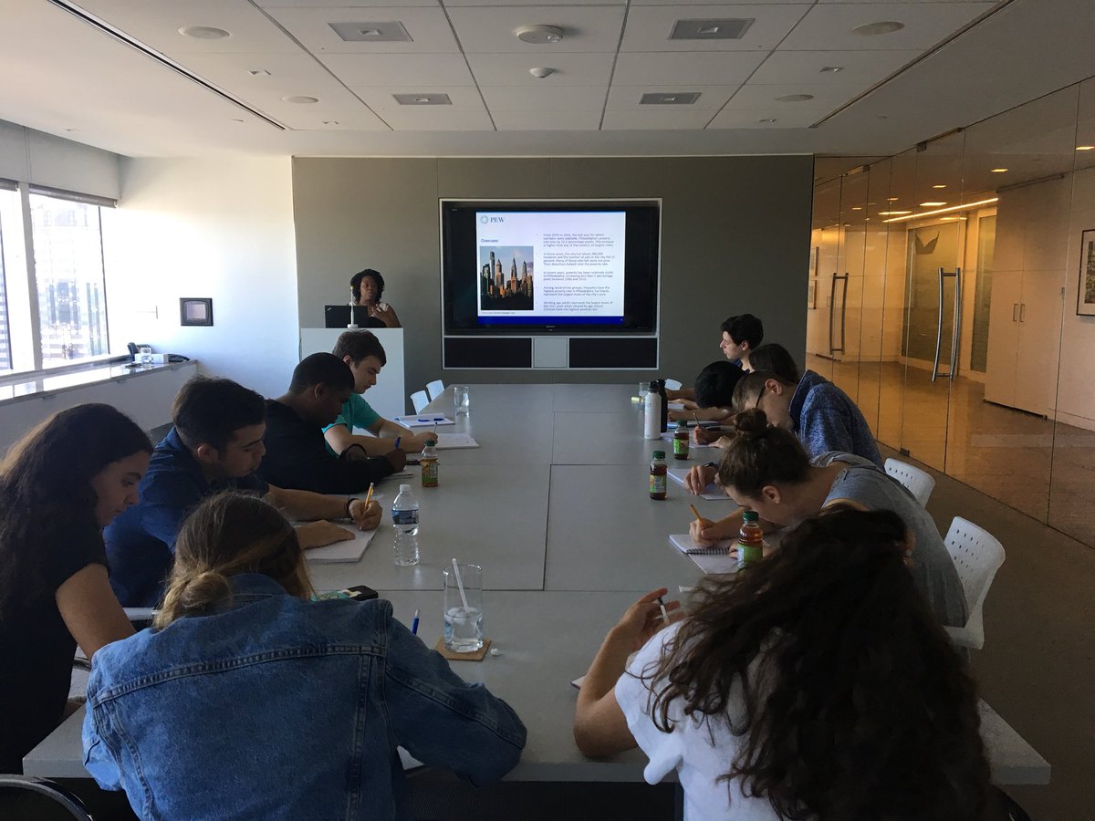 PCPublicPurpose's tweet photo. Thank you, @pewresearch #phl for helping @PennCharter’s students dissect and understand poverty in Philadelphia. #QuakerEd #publicpurpose https://t.co/1aXN4QVFIe