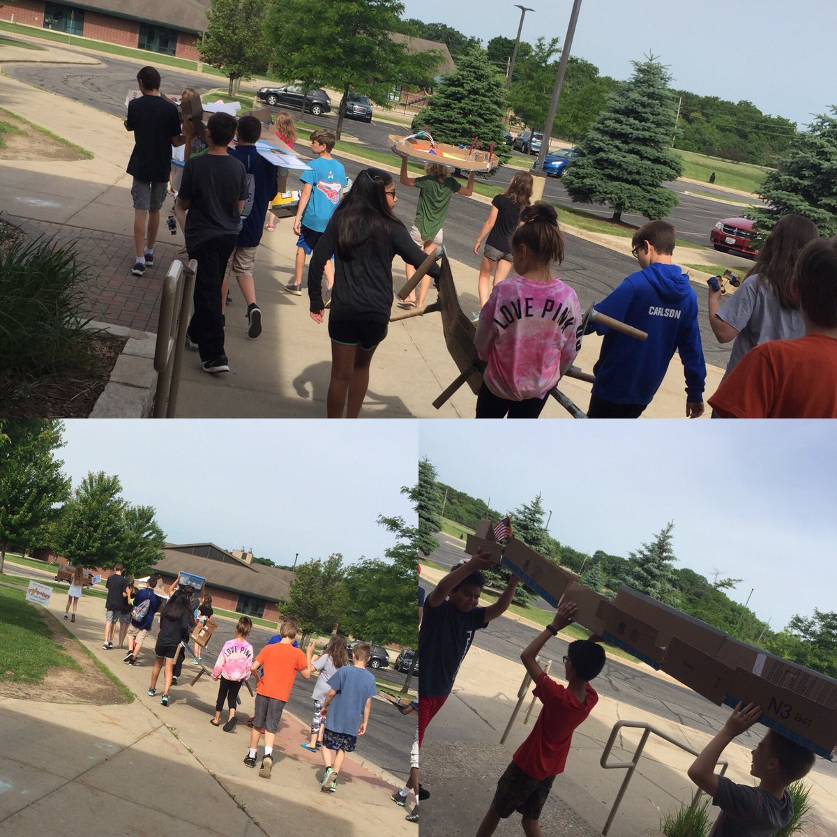 scullotta22's tweet image. Sphero #cardboardarcade was a success! A true Authentic Audience to share our projects with! #bhmsSTEM #cardboardengineering #summerlearning #BHWarriorPride #LLAWarrior