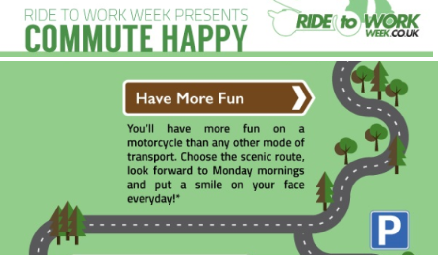 RideToWorkWeek's tweet image. Riding to work is just more fun, who doesn&apos;t like fun? If you don&apos;t already Ride to Work - give it a try next week &amp;amp; you too, can  #commutehappy
