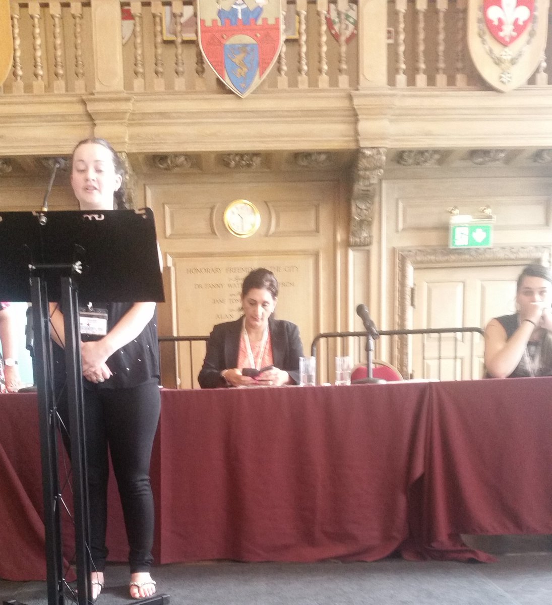 @LeedsGATE Teresa Birtle speaking about Hate Crime affecting Gypsies and Travellers at #galvanisingleeds event today