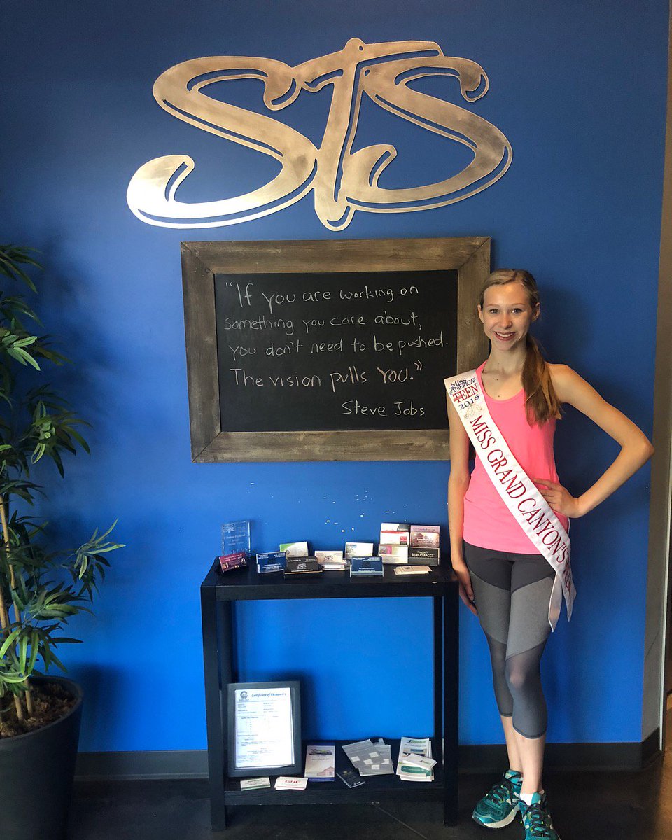 MissGCOT's tweet photo. I had the best workout at @stsnation and feel #limitless and ready for Miss Arizona's Outstanding Teen! I can't believe state is only a week away! Thanks Scott!#missazsponsor #raiseavoiceforchildhoodcancer #shareaheartofgold #katedoinggreat #missgrandcanyonot2018 https://t.co/9kFClaD232