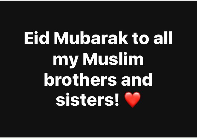 iamyongm_'s tweet photo. Eid Mubarak to all my muslim brothers and sisters!❤️ https://t.co/ROneTLvcJT