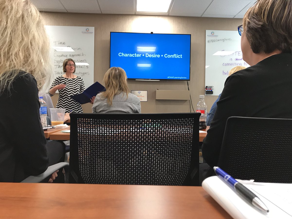 JordanErnestMcC's tweet photo. Learning to tell stories today at @FMAreaFnd. #FMAFLearningSeries #ILoveFargo https://t.co/9o6zOuhTgi