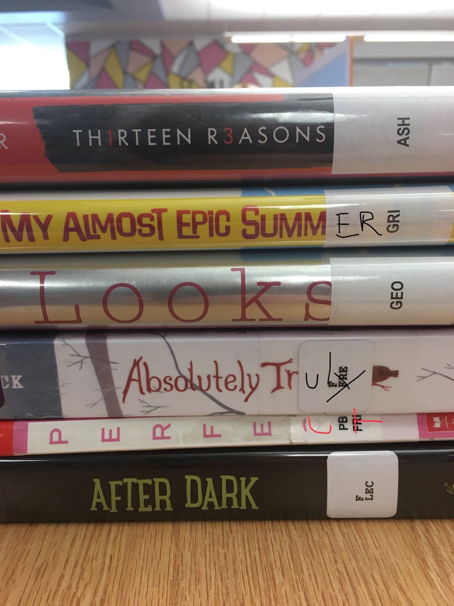 Fun end-of-year activity: book spine poetry. Thanks <a href="/Dumbarton_LMC/">Dumbarton MS Library</a>