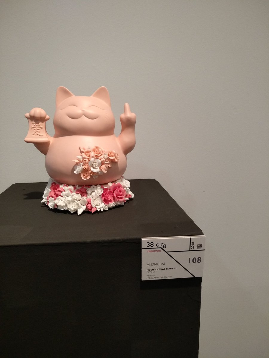 CassaenlaLunna's tweet photo. Exposición del 38 Concurs Internacional de Ceràmica de l'Alcora - CICA2018.
Mirad que maravilla 😍😍
#exhibition #cat #cica2018 #ceramics https://t.co/twASLmyVBs