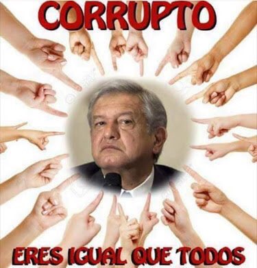 Este primero de julio, si gana López,Mexico pierde
El olor a pobreza nos acompañará hasta la eternidad. Ese que busca su vanagloria,la reproducirá de forma permanente y por millones
El corrupto mayor y rey de la mentira se eternizará y el sabor a retroceso será el pan de cada día