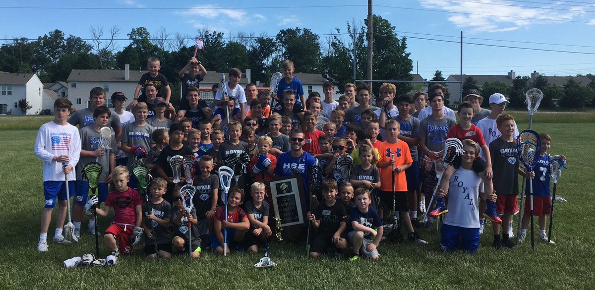 K-5th graders having fun at HSEHS Lacrosse camp with 2018 State Champs! <a href="/HSE_FishersLAX/">HSE-Fishers Lacrosse</a> <a href="/HSE_lax/">HSE Lacrosse</a>