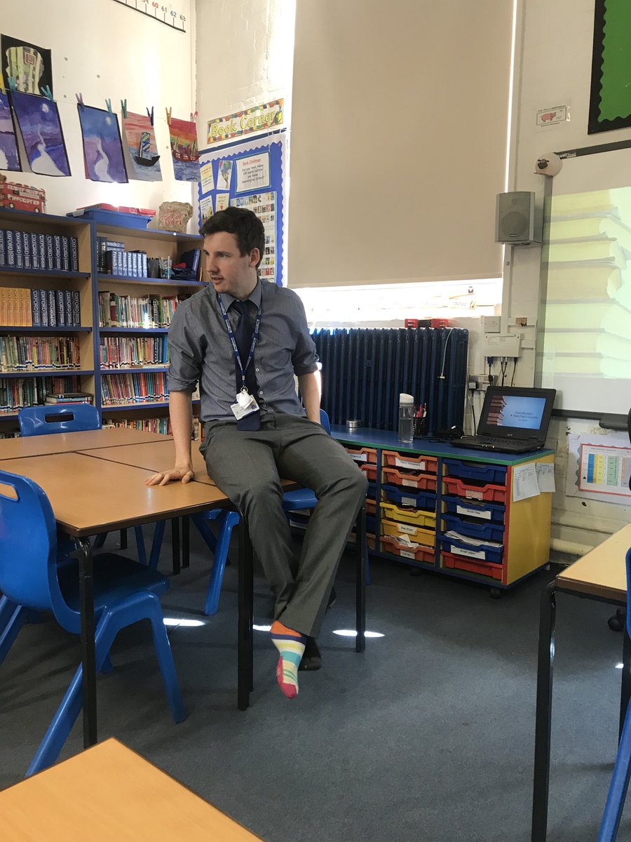 Jack’s got his shoes off already! @Mr_P_Hillips #vocabulary @oval_leaders #leadershipnetwork