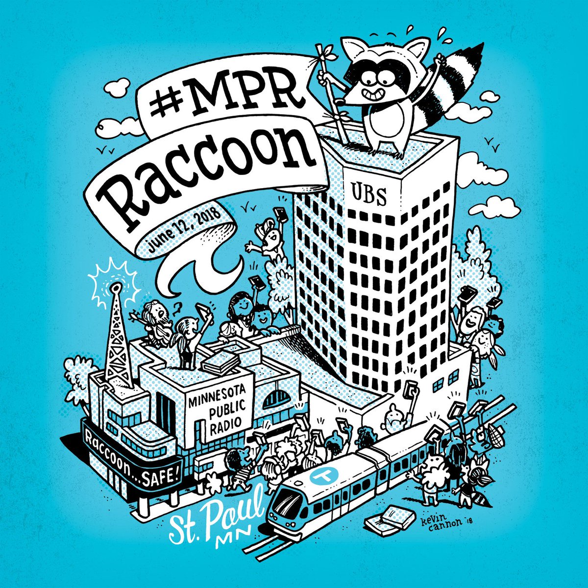 MPRnews's tweet photo. The #mprraccoon has inspired some pretty amazing fan art. These are from @SpinksDraws @beardhero and Danielle Attinella of Loop and Laurel. More in this gallery --> https://t.co/ZSBpKtNFI3 https://t.co/dUOKiOlQzJ