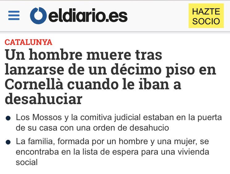 La fractura social es esta. Y no es un hecho aislado. Es la "normalidad" que defienden algunos.