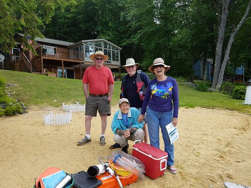 NHDES's tweet photo. VLAP just trained a new group of volunteers at Hothole Pond in Loudon! Welcome, and thank you for your enthusiasm for water quality monitoring! #Watershed #NHVLAP #Citizenscience https://t.co/zr11NI2jMP