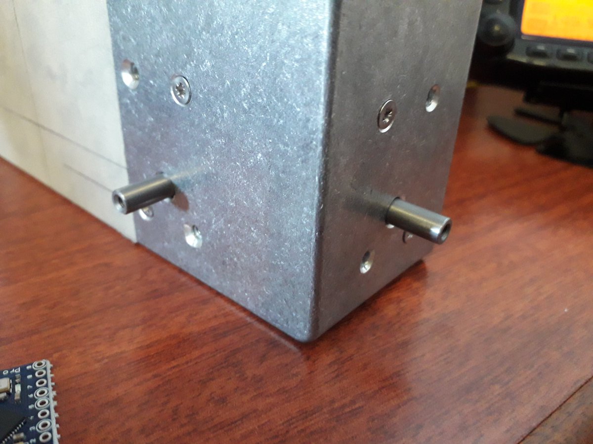 M0GIW's tweet photo. Latest project. #sat #portable #amsat #cyprus #5b4 #rotator #iss #ariss #arrowantenna #arduino https://t.co/KnczdZr9hk
