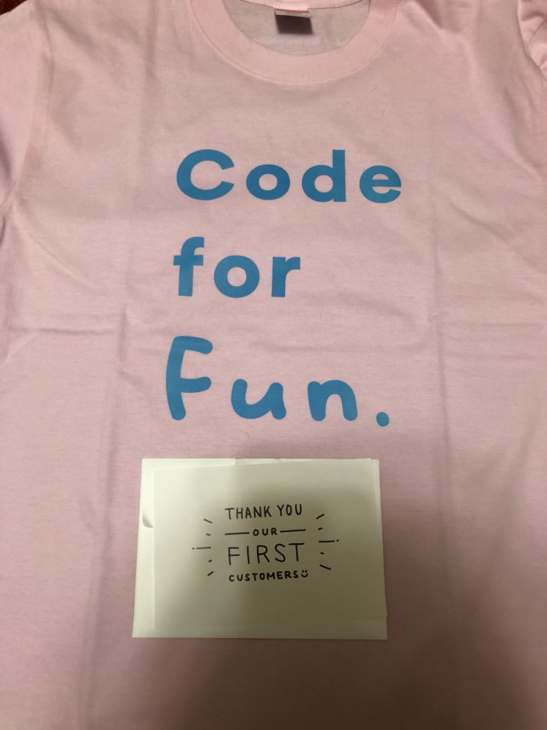 otsukadooon's tweet image. hey Tシャツ届いた
届くの遅いなあと思ったらメッセージ付きで嬉しい

@stores_jp 
#hey
#codeforfun
