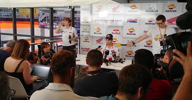 motogpaction's tweet photo. What Dani Pedrosa had to say about his Future in MotoGP.
•⏺️Dani said he cannot say anything clear for now but he said he has several options.
He will not rush to make decision.
• ⏺️About retirement rumor:
Dani said that he cannot speak whether h… https://t.co/LxH2ZXYkzg https://t.co/tFqdaq7xGm