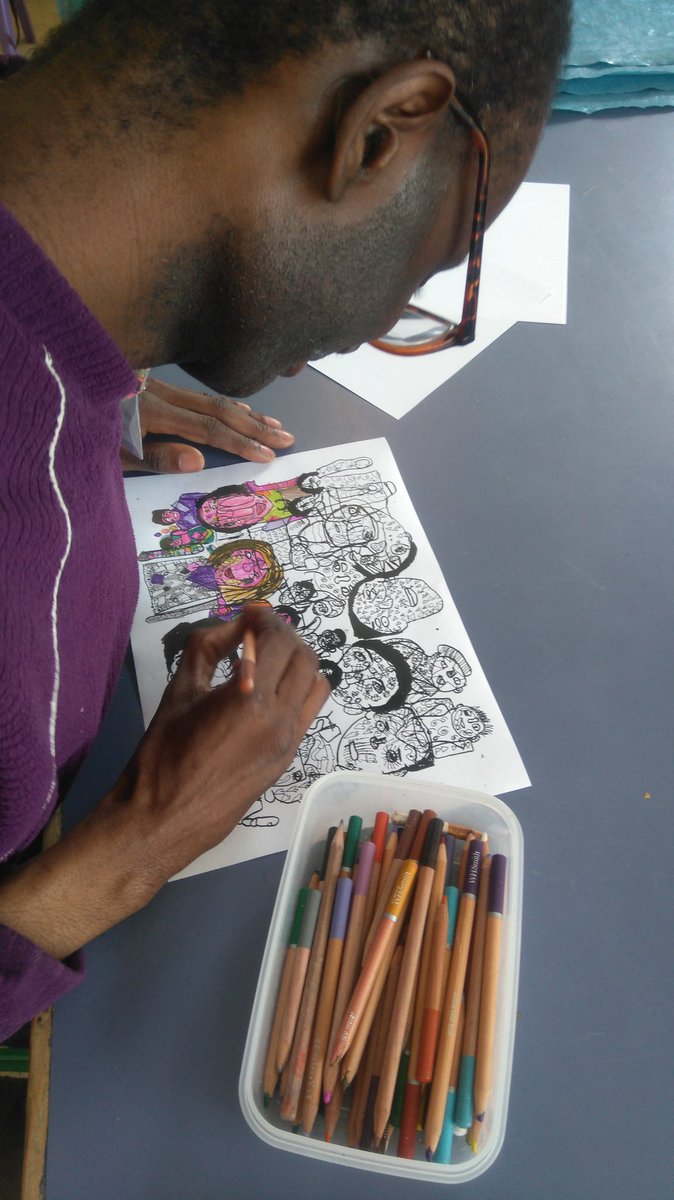 VentureArts's tweet image. #ColourinCorrie is now on our website ready to for you to download! Help us raise awareness for Learning Disability Week June 18-24th 2018 by taking a mindful moment with Amy's colour in activity. Send us back your cast coloured in!
venturearts.org/news/learning-…
 
#LDWeek18