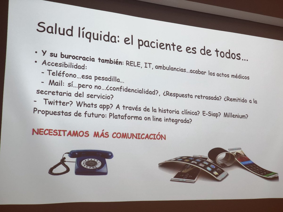 EnfSaludDigital's tweet photo. “Salud líquida: el paciente es de todos.....” necesitamos más COMUNICACIÓN, expone @marsureda en  #AmbuHUSE18 👀⤵️⤵️ https://t.co/LhQZgvRy12