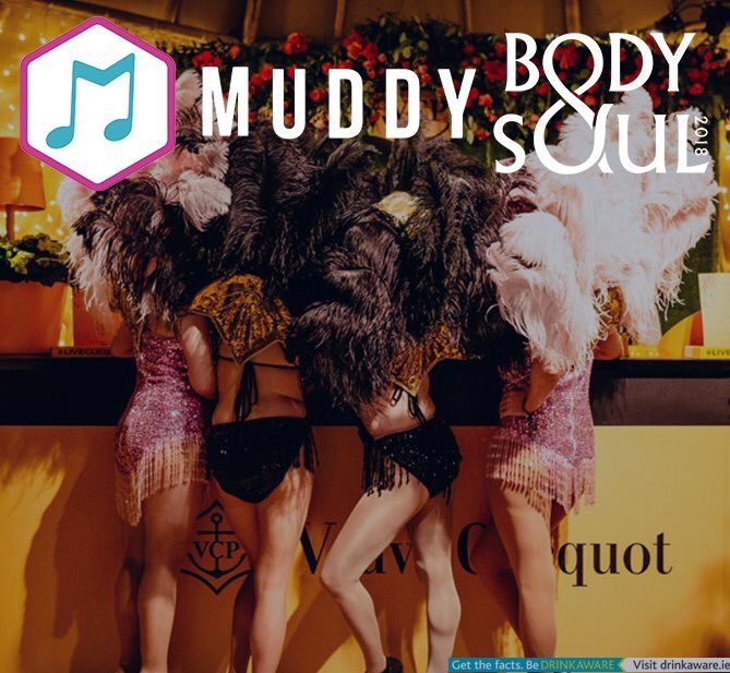 We have launched the official #BodySoul18 app in partnership with <a href="/Muddymusicapp/">Muddy</a>.

To celebrate we are giving you &amp; a friend the chance to drink champagne on arrival thanks to @VeuveClicquot &amp; MUDDY.

Head to our Facebook for more info.

- Team B&amp;S