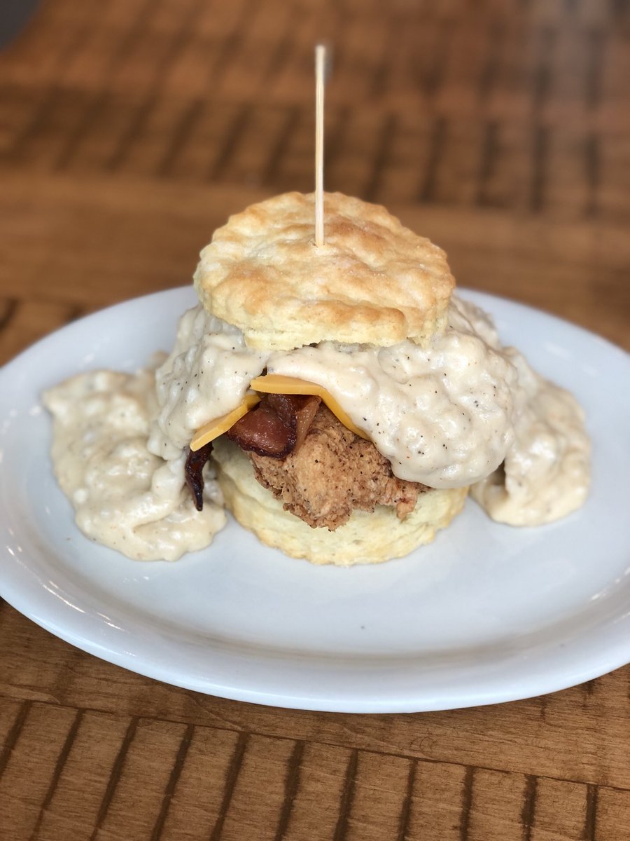 I’m so glad <a href="/MapleStreetBisc/">Maple Street Biscuit Company</a> is open in Downtown Alpharetta now. Breakfast for lunch...