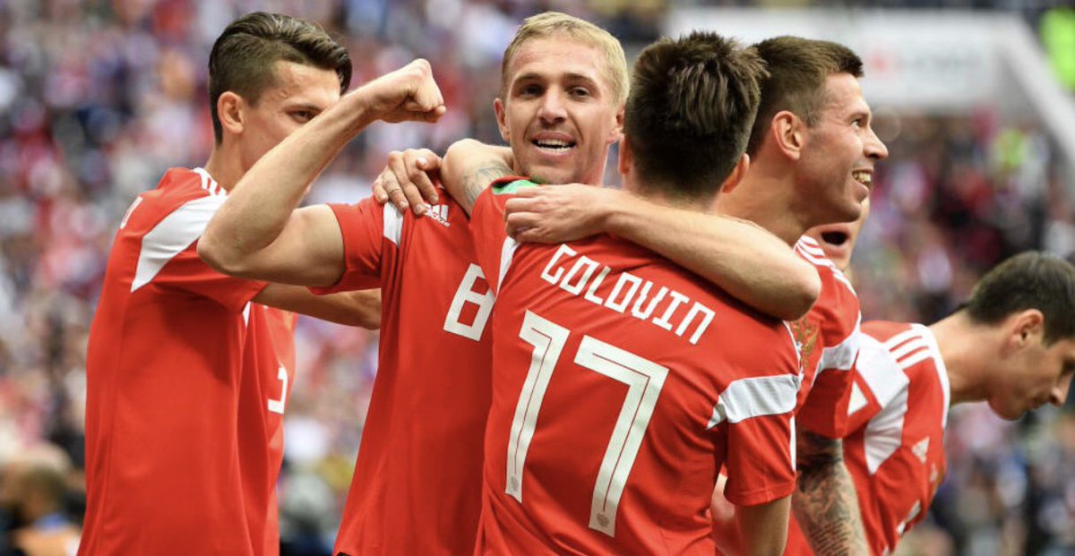 CentralCup's tweet photo. HT : Russia 2 - Saudi Arabia - 0
Russia has been dominating and will look to do so in the 2nd half. https://t.co/rfv08CthTf