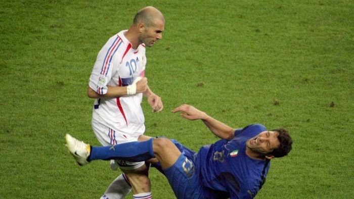 CaitCerra's tweet photo. In honor of the  #WorldCup2018 kickoff, my favorite #WorldCup memory....#Zidane https://t.co/Ln7dcqrNQy https://t.co/Vf14fbXhqh