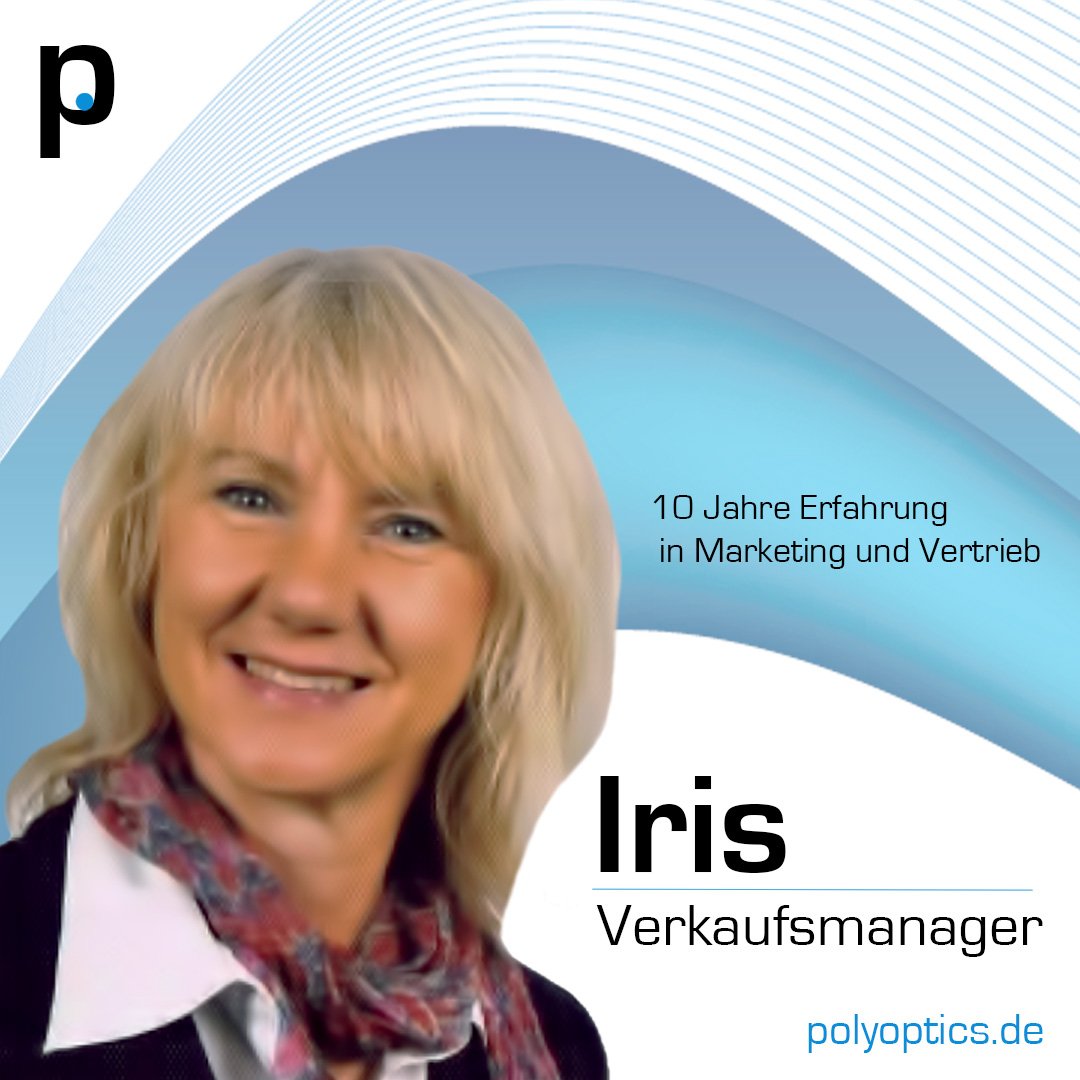 Dürfen wir vorstellen: Unsere Verkaufsmanager!
Wir schätzen Iris für ihre fantastische Arbeit sowie Loyalität, Hilfsbereitschaft und ihre herzensgute Art. Wir freuen uns immer auf ihre Besuche und sind froh sie einen Teil unseres Teams nennen zu dürfen.