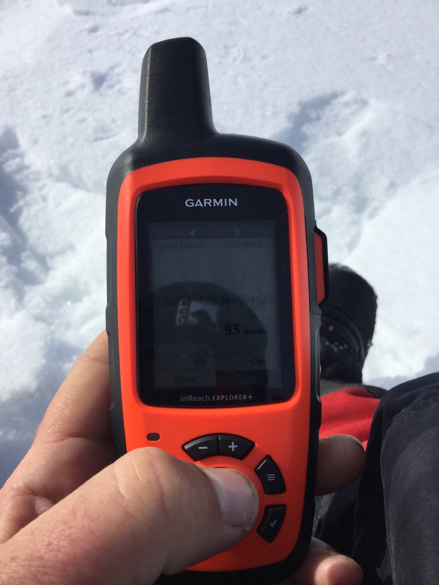 jredden's tweet photo. Time to say thanks to everyone who helped make the Greenland crossing happen. This tweet is for @level_peaks who supplied me with a Garmin Inreach (amazing piece of gear that proved vital during the navigation of the ice cap), skins for my skins, down jacket and more. https://t.co/kHKNAd5dTX