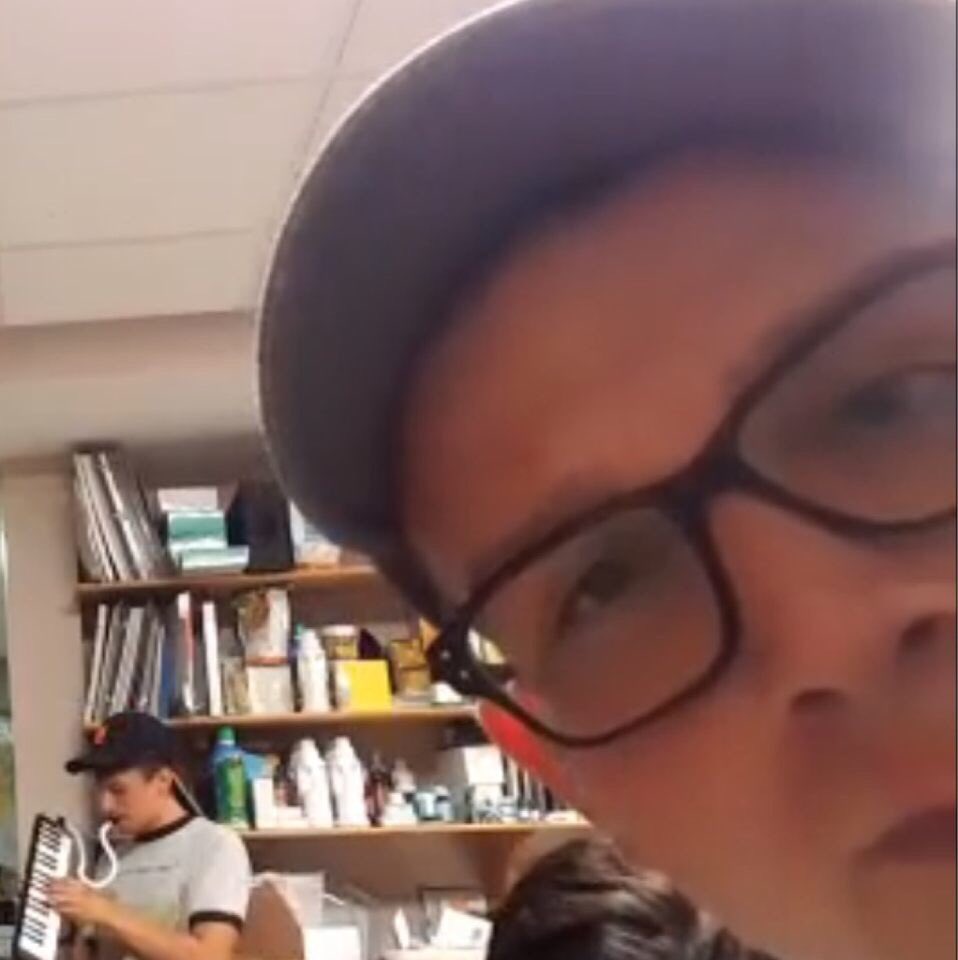 imnickmansour's tweet photo. come see me and some funky boys play jazz behind the community center tonight at 6:15PM! https://t.co/sfOwXVEy7n