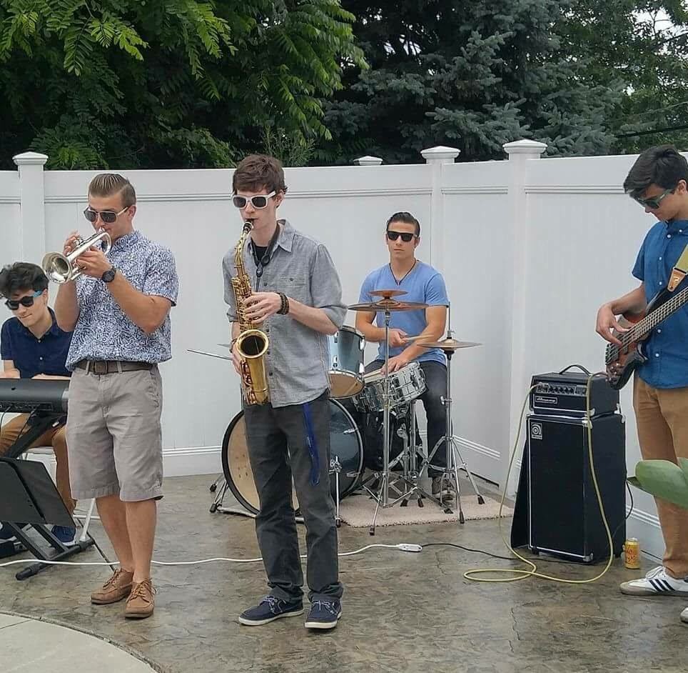 imnickmansour's tweet photo. come see me and some funky boys play jazz behind the community center tonight at 6:15PM! https://t.co/sfOwXVEy7n
