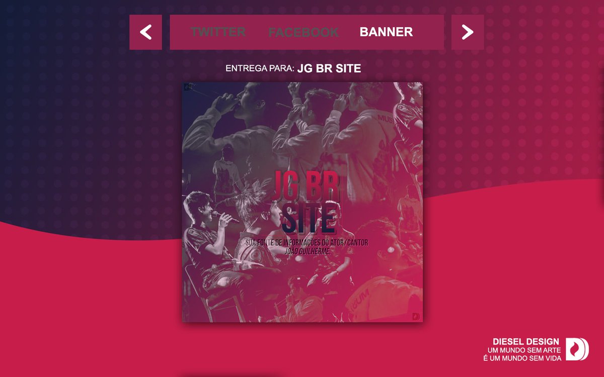 DesignDiesel's tweet image. Entrega para: Site JGBR
Faça bom uso!