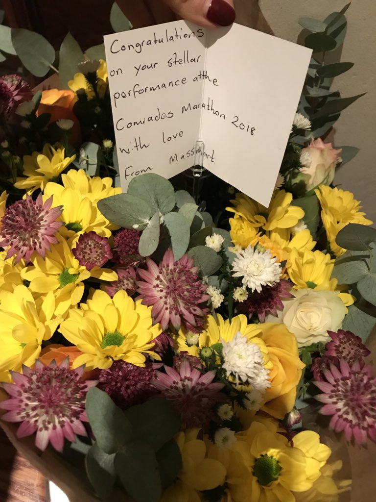 Thanks <a href="/MassmartSA/">Massmart</a> and <a href="/TeamMassmart/">TeamMassmart</a> for going above and beyond to make my <a href="/ComradesRace/">ComradesRace</a> high last ALL week 💃