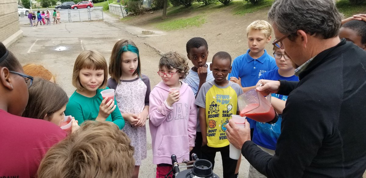 Bike smoothie the last day! #pedalpower