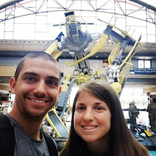 Matt_Philips's tweet photo. @sarywhitey and I have officially kicked off #oceaniatrip2018! Got to the airport 3 hours before our flight, since it is international, but check-in, baggage, and security only took 15 minutes.. So no we wait #LifeIsForEnjoying #11Beds8Flights3Weeks #Aus… https://t.co/HEYVJVEzYa https://t.co/BSvgiBNU6O