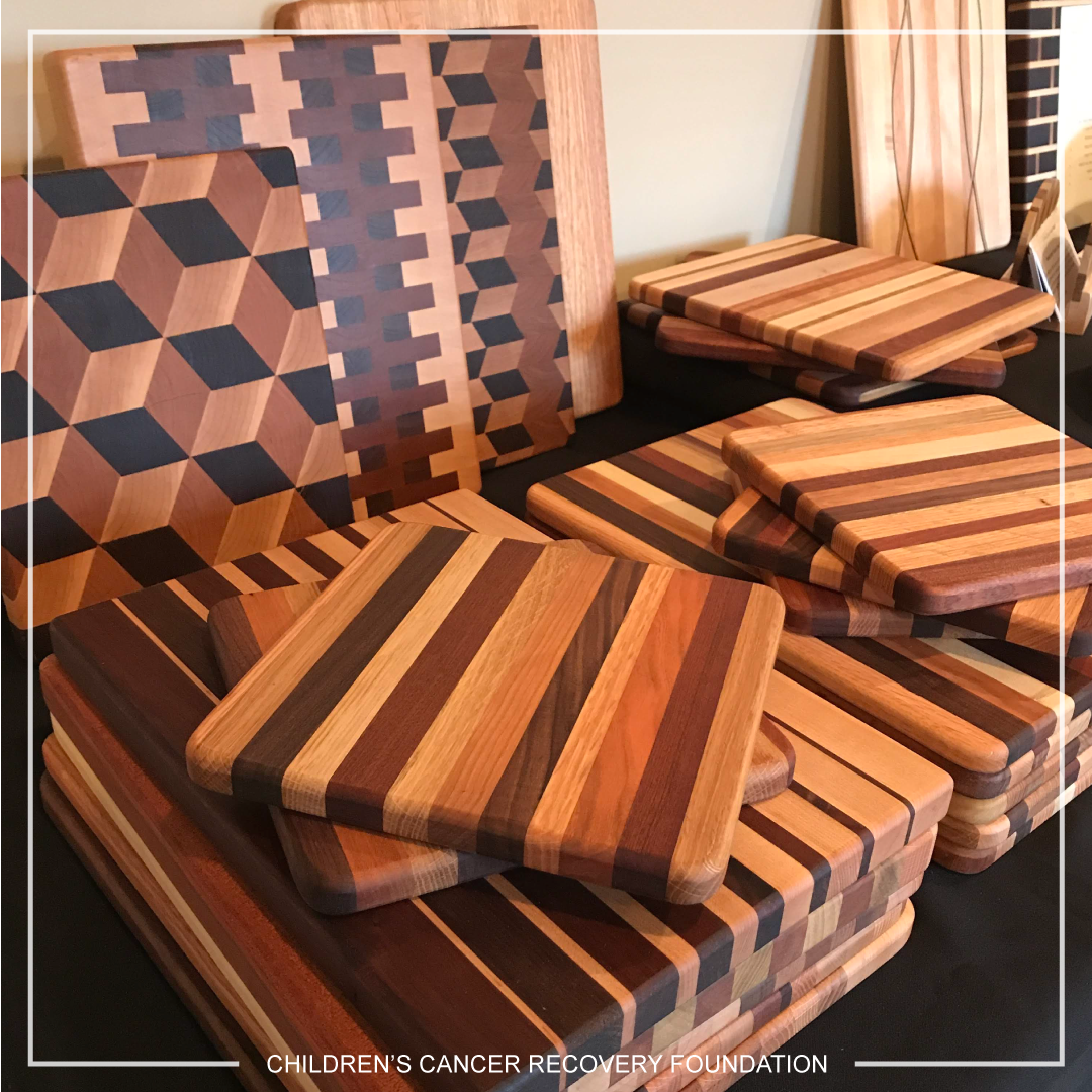 ChildrenCRF's tweet photo. Stop by the market this Saturday and check out JWeigle Designs' custom woodworking! He has different size cutting boards, coasters, lazy susans and napkin holders for sale! Find the perfect gift for the dad who loves to cook! #CCRF #FarmersMarket #BuyLocal #BacktotheEssentials https://t.co/vBrm50NDtv