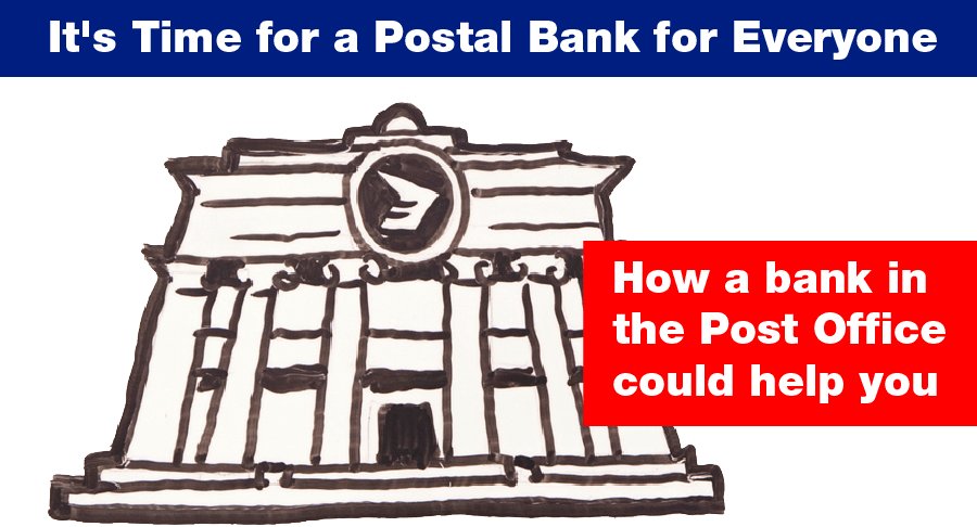 cupw's tweet photo. New Report Shows the Path to Postal Banking in Canada https://t.co/FiFHVpBQzA - 2018 Postal Banking Report https://t.co/wuz01YVTzz #ABankForEveryone https://t.co/Uao7MJORGj