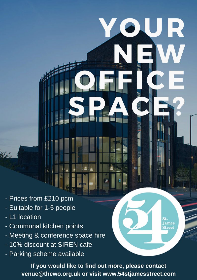 54StJamesStreet's tweet photo. 🏢 O F F I C E  S P A C E  A V A I L A B L E 🏢 

Are you a female-led #business looking for #office space to rent in Liverpool? We offer a selection of small-medium offices, ideal for 1-5 people.

Contact venue@thewo.org.uk, or click here for more info 👉 https://t.co/k0SvExv5tc https://t.co/OC3iY4KEqz
