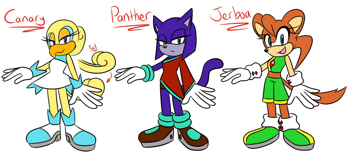 3 female Sonic OCs that are currently available for $13/£ 10 each! shareSha...